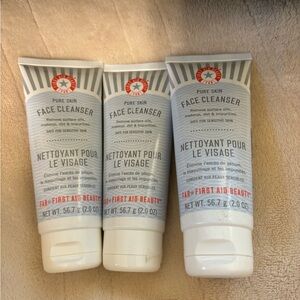 FAB First aid beauty facial cleansing bundle 3 for price of 1